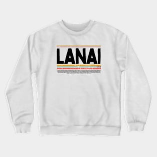 Lanai Hawaii Crewneck Sweatshirt